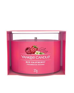 Yankee Candle - 3 Filled Votive Candles - Red Raspberry